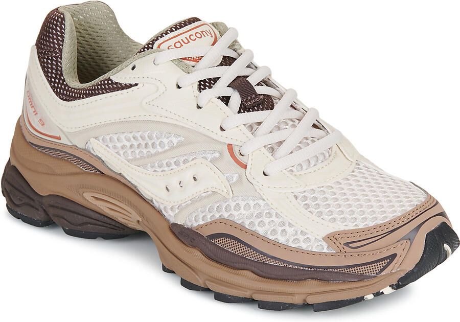 SAUCONY Lage Sneakers Progrid Omni 9 Leatherlook Beige