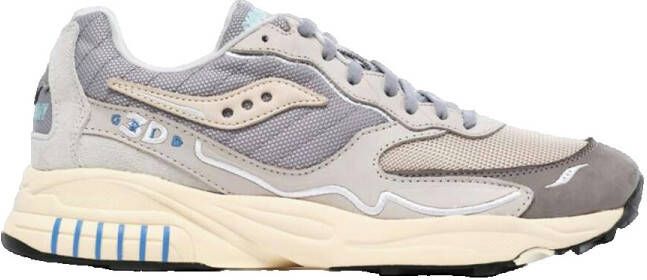 Saucony 3D Grid Hurricane Premium sneaker met suède details