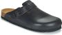 Scholl Sholl Olivier Zwart Gesloten Slipper - Thumbnail 2