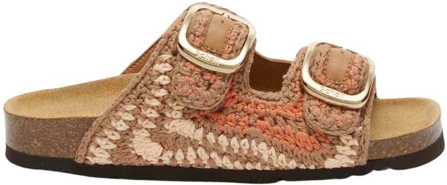 Scholl Slipper Women Noelle Crochet Nude Lt Brown Cogna - Foto 3