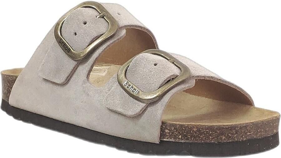 Scholl Donker Beige Tweeband Slippers Noelle - Foto 9