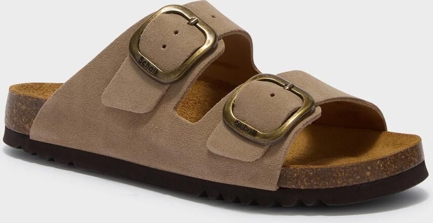 Scholl Donker Beige Tweeband Slippers Noelle - Foto 13