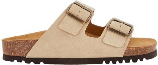 Scholl Slipper Women Josephine Suede Dark Beige 2024