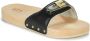 Scholl Pescura Flat Lea W Black- slipper- klompen - Thumbnail 4