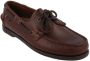Sebago Handgemaakte leren Docksides Mocins Brown Heren - Thumbnail 7