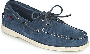 Sebago Veterschoen Heren Portland Flesh Out Blue Navy Blauw - Foto 2