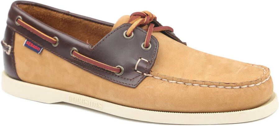 Sebago Bootschoenen Docksides Portland Beige Bruin Heren Instappers