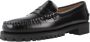Sebago Zwarte leren platte schoenen voor het winterseizoen Black - Thumbnail 3
