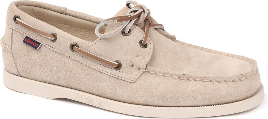 Sebago Authentic Original Boat Shoe Suede Leather Dove Grey Loafers - Foto 10