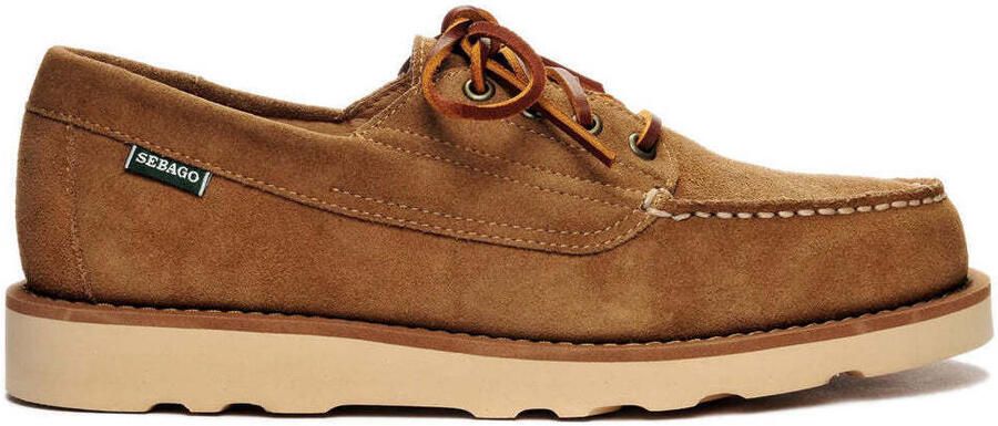 Sebago Licht Beige Suède Field Schoenen Beige Heren - Foto 3