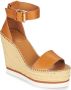 See By Chloé Cognac Sandalen Glyn High - Thumbnail 3