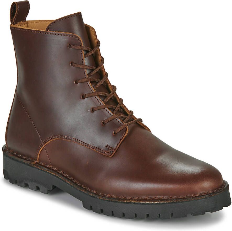 Selected Laarzen SLHRICKY LEATHER LACE-UP BOOT