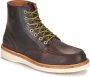 Selected Homme Leren Moc-Toe Veterschoen Brown Heren - Thumbnail 1