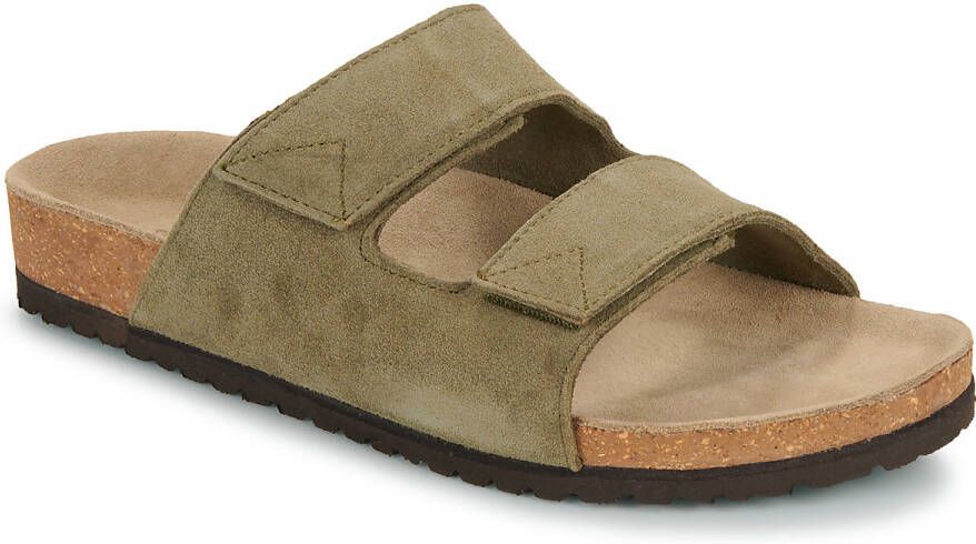 Selected Slippers SLHBASTIAN SUEDE STRAP SLIDER B