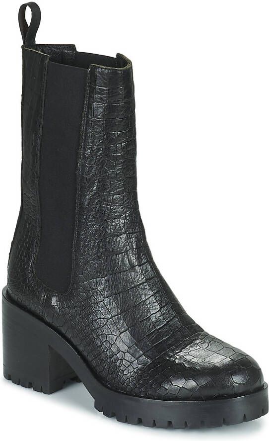 Semerdjian Enkellaarzen E228-E3-COCCO-NERO