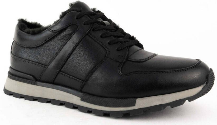 Sergio Moretti Zwarte Schoenen met Veters