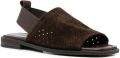Sergio Moretti SMR6044 Open-Toe Sandalen - Donkerbruin