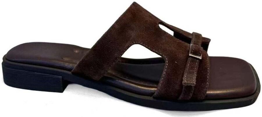 Sergio Moretti Slippers met open neus