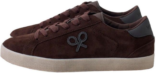 SILBON Distressed Split Suede Schoenen Bruin Man - Foto 2