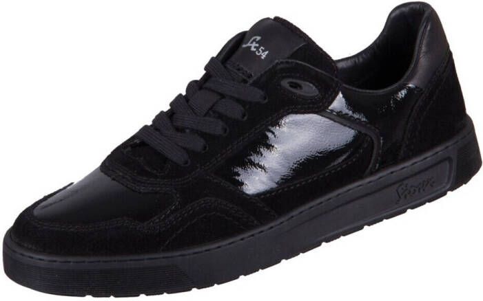Sioux Lage Sneakers Tedroso Schwarz Velour Napplack