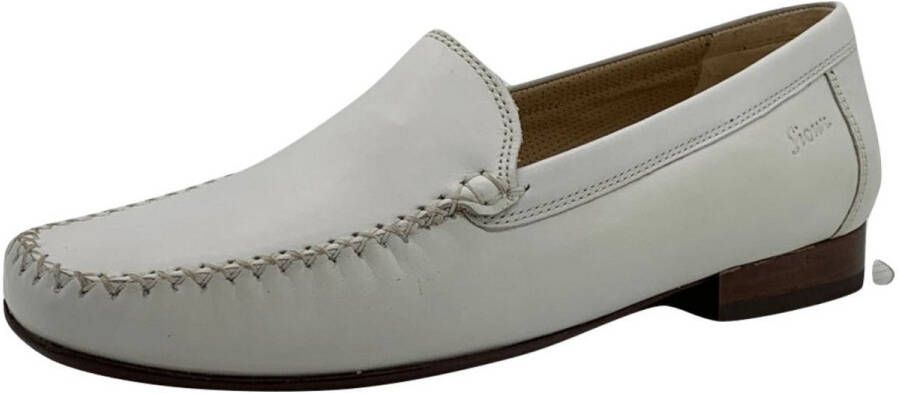 Sioux CAMPINA Volwassenen Instappers Kleur: Wit beige