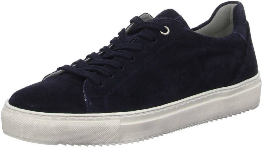 Sioux 37440 Tils Velour Deep Blue G-Wijdte Veterschoenen