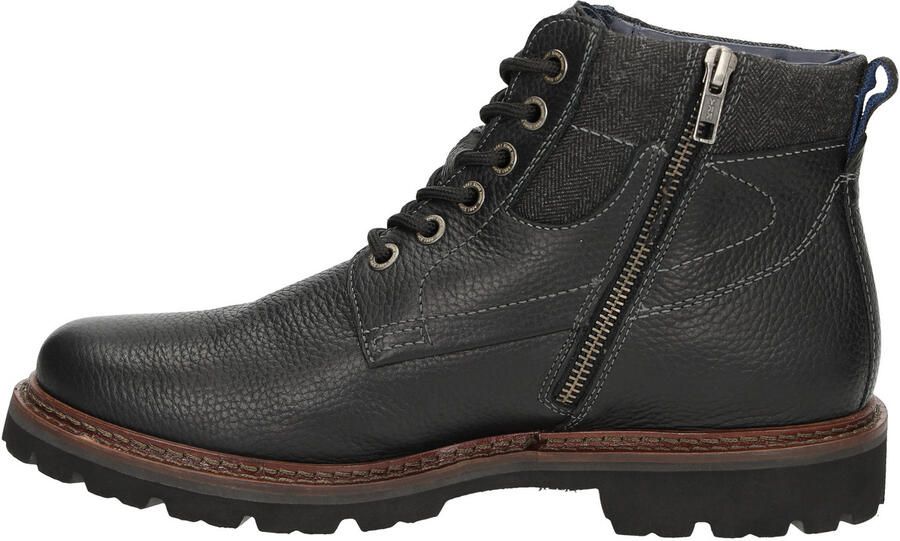 SIOUX Veterboots 'Adalr.-710' zwart zwart gemêleerd