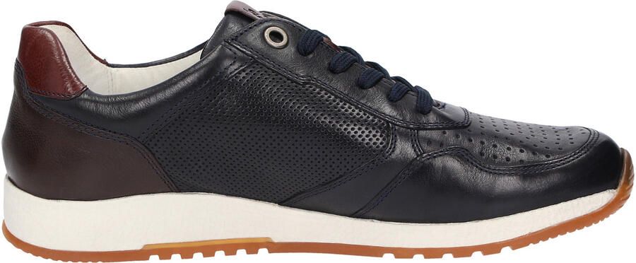 SIOUX Sneakers laag 'Rojaro-718' donkerblauw donkerbruin