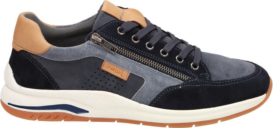 SIOUX Sneakers laag 'Turibio' blauw donkerblauw lichtbruin