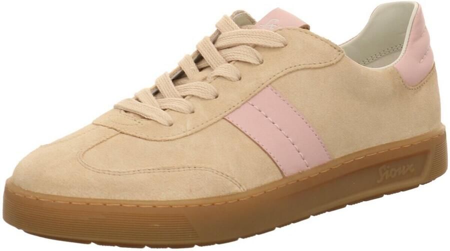 Sioux beige suède dames sneakers - Foto 2