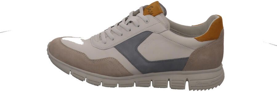 SIOUX Sneakers laag 'Mokrunner-H-019' grijs lichtgrijs oranje offwhite - Foto 2