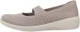 Skechers Arya Lovesome dames ballerina taupe Beige Extra comfort Memory Foam - Thumbnail 2
