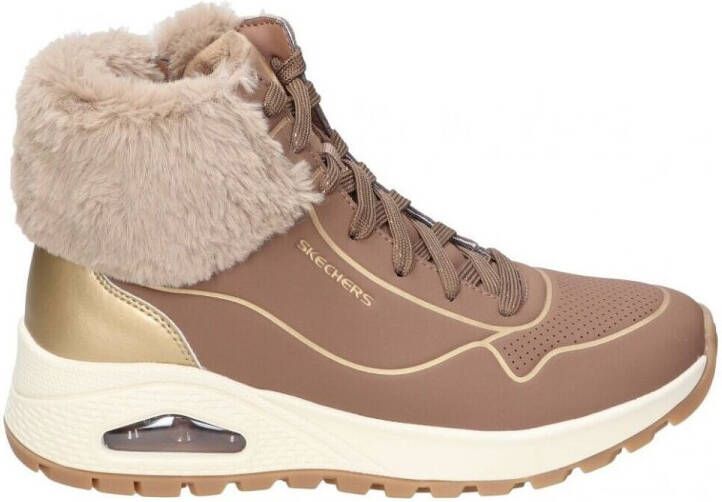 Skechers Uno Rugged Fall Shimmer Veterboots Dames Bruin - Foto 6