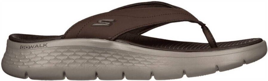 Skechers Go Walk Flex Vallejo Slippers Heren Bruin - Foto 4
