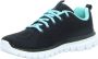 Skechers Sport Dames GRACEFUL GET CONNECTED Sneakers Dames Zwart - Thumbnail 2