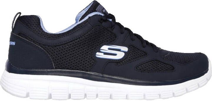 Skechers Burns Agoura 52635-NVY Mannen Marineblauw Sneakers Sportschoenen - Foto 5