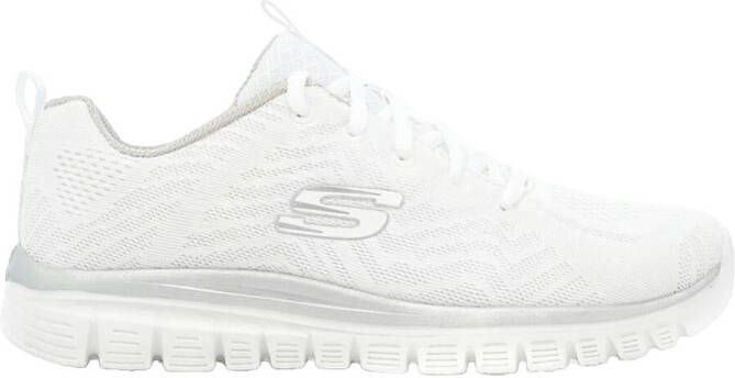 Skechers Sneakers Graceful Get Connected Vrijetijdsschoen lage schoen veterschoen geschikt voor de wasmachine - Foto 4