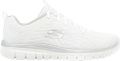 Skechers Sneakers Graceful Get Connected Vrijetijdsschoen lage schoen veterschoen geschikt voor de wasmachine - Wit