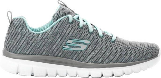 Skechers Sneakers Graceful Twisted Fortune met memory foam vrijetijdsschoen lage schoen veterschoen