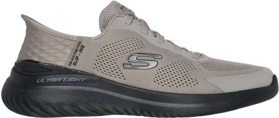 Skechers Fitness Schoenen Slip-ins Bounder 2.0. Emerged 232459-TPBK Taupe Black