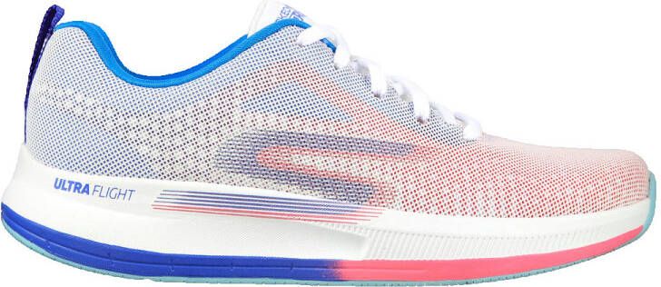 Skechers Go Run Pulse Get Moving 128105-WMLT Vrouwen Wit Hardloopschoenen Sportschoenen - Foto 2