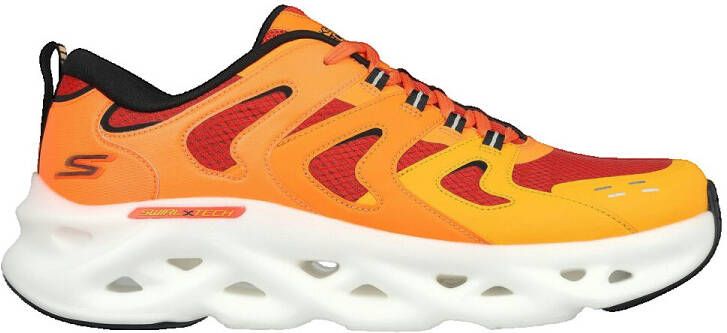 Skechers GO Run Swirl Tech-Surge 220301-ORG Mannen Oranje Sneakers - Foto 2