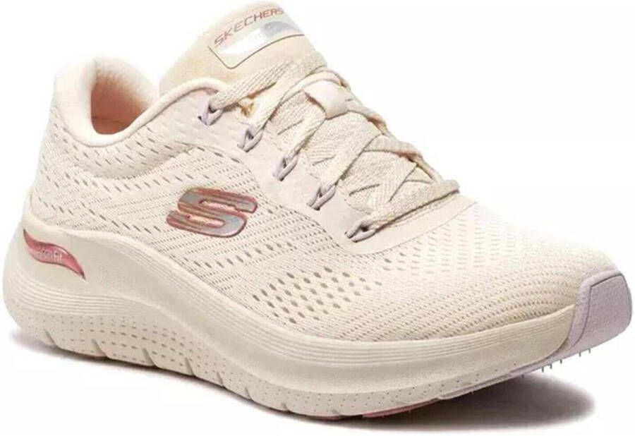Skechers Arch Fit 2.0 Big League Dames Sneakers Gebroken Wit Roze - Foto 11