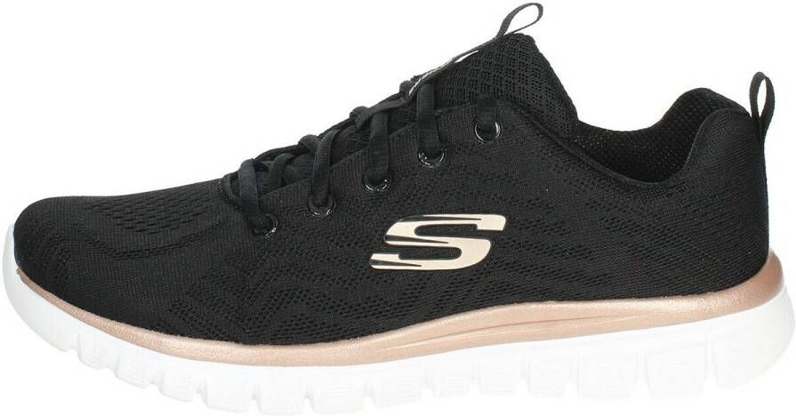 Skechers Graceful-Get Connected 12615-BKGD Vrouwen Zwart Sneakers Sportschoenen - Foto 3