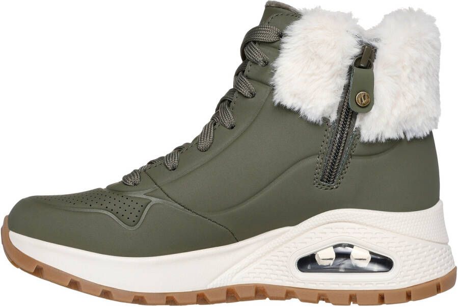 Skechers Uno Rugged Fall Air Dames Laarzen Olijfgroen - Foto 6