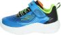 Skechers Microspec Advance jongens sneakers blauw - Thumbnail 5