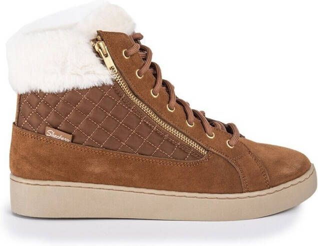 Skechers Keepsneak 2.0 Two-Fer veterboots cognac