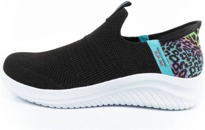 Skechers Ultra Flex 3.0 slip-on sneakers zwart Meisjes Textiel Meerkleurig 33 - Foto 11