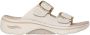 Skechers Go Walk Arch Fit 2.0 Zandal-C Dames Sandalen Naturel - Thumbnail 3