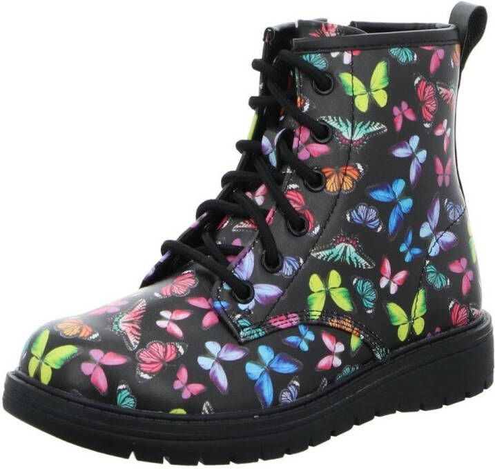Skechers Gravlen veterboots met print zwart Meisjes Imitatieleer Dierenprint 34 - Foto 4